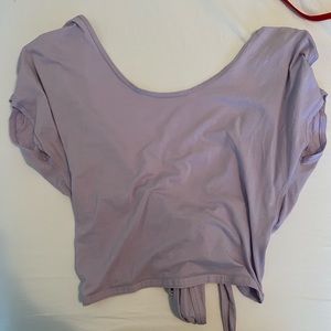 Lululemon top! Ties in the back